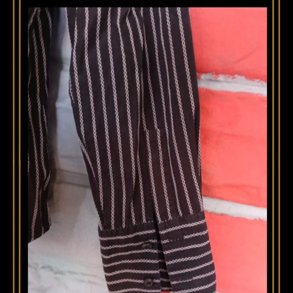 Martha B Women Long Sleeve Shirt w Down Buttons size L 🌙 - Picture 5 of 5